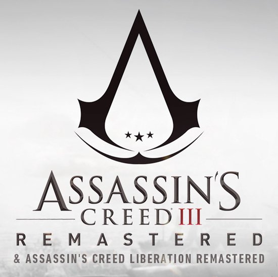 Logo van Assassin's Creed III Remastered.