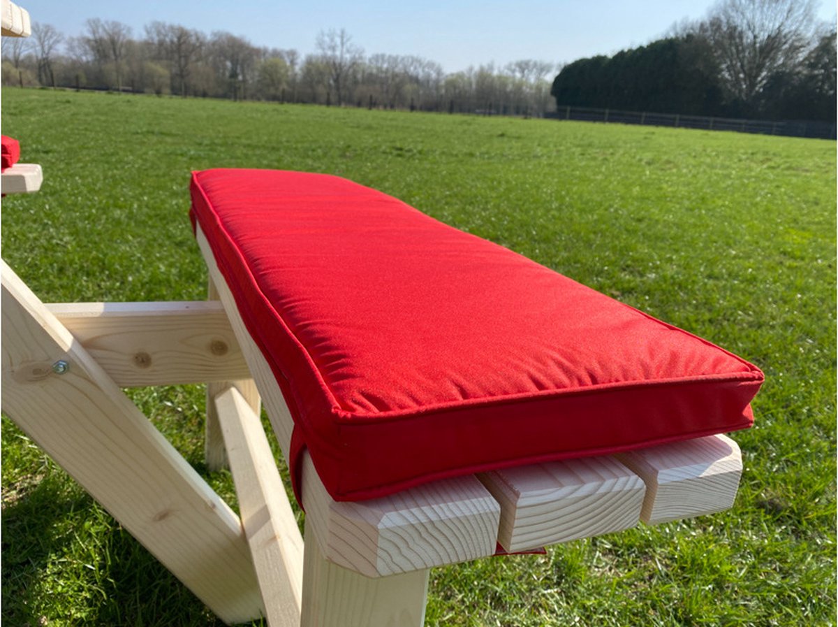Rockwood® Picknicktafel Kussen Rood 57cm