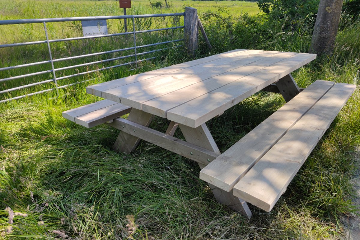 Zachte Antraciet Grijze picknickbank kussens | LuLu wonen
