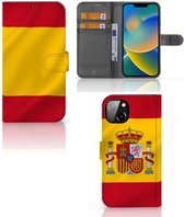 Wallet Case iPhone 14 Plus Smartphone Hoesje Spanje