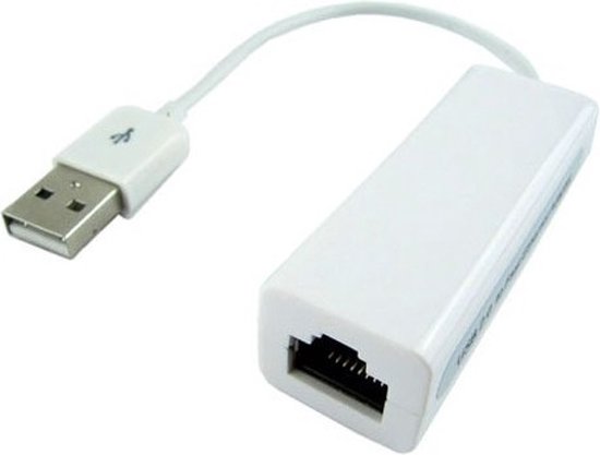 USB 2.0 Naar Ethernet Adapter (RJ45) - 10/100Mbps | bol.com