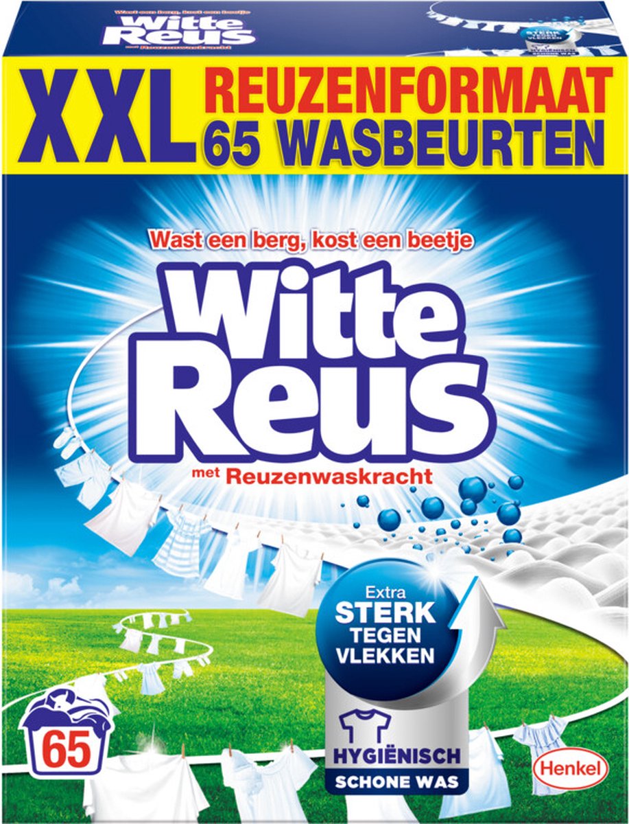 2x Witte Reus Waspoeder Wit 3,575 kg