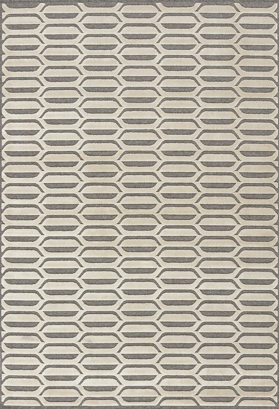 Vloerkleed Brinker Carpets Chiara 949 Grey Beige - maat 160 x 230 cm