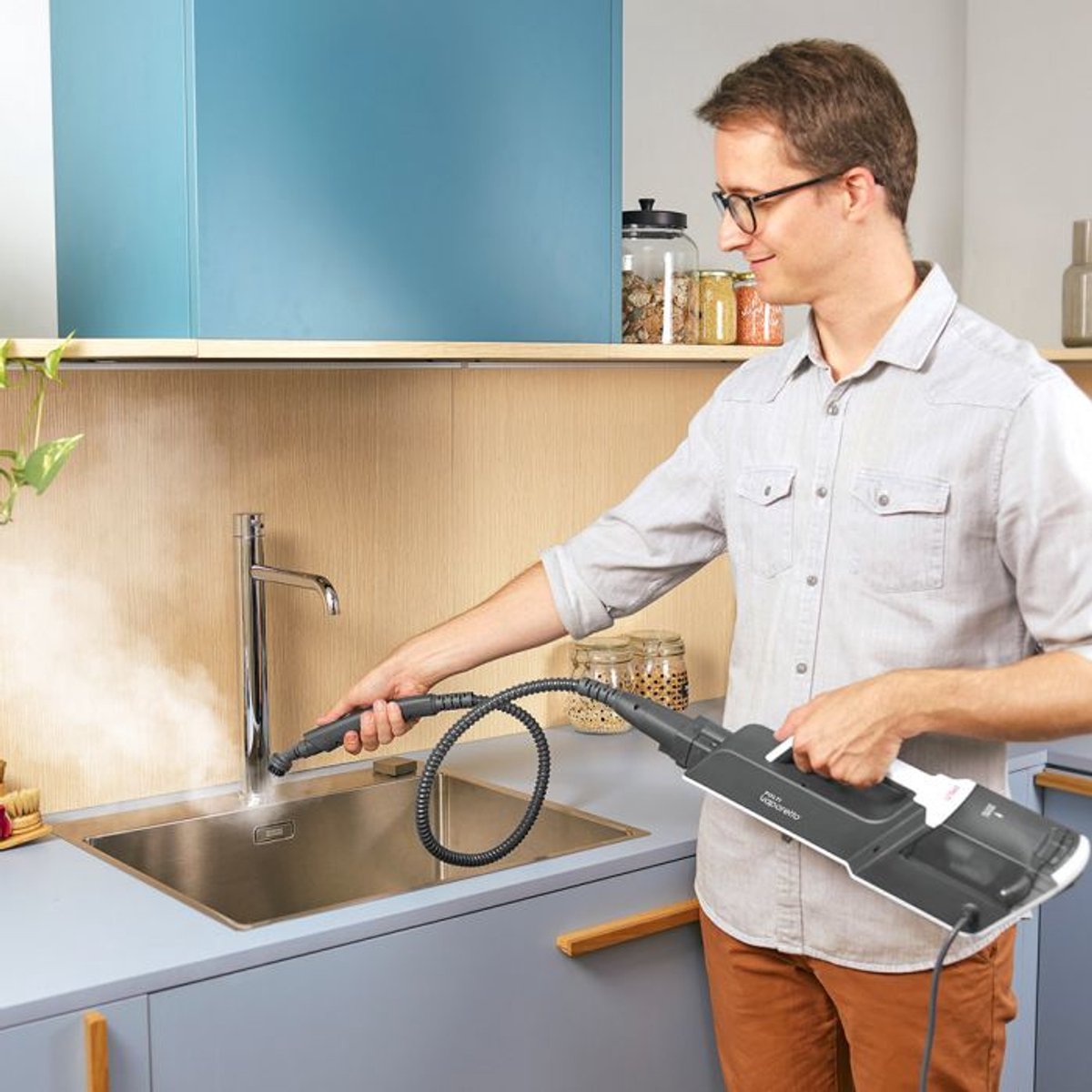 Polti Vaporetto SV610 Style Stoomreiniger – 2-in-1 Stoommop & Handstomer – 1500W – foto 7