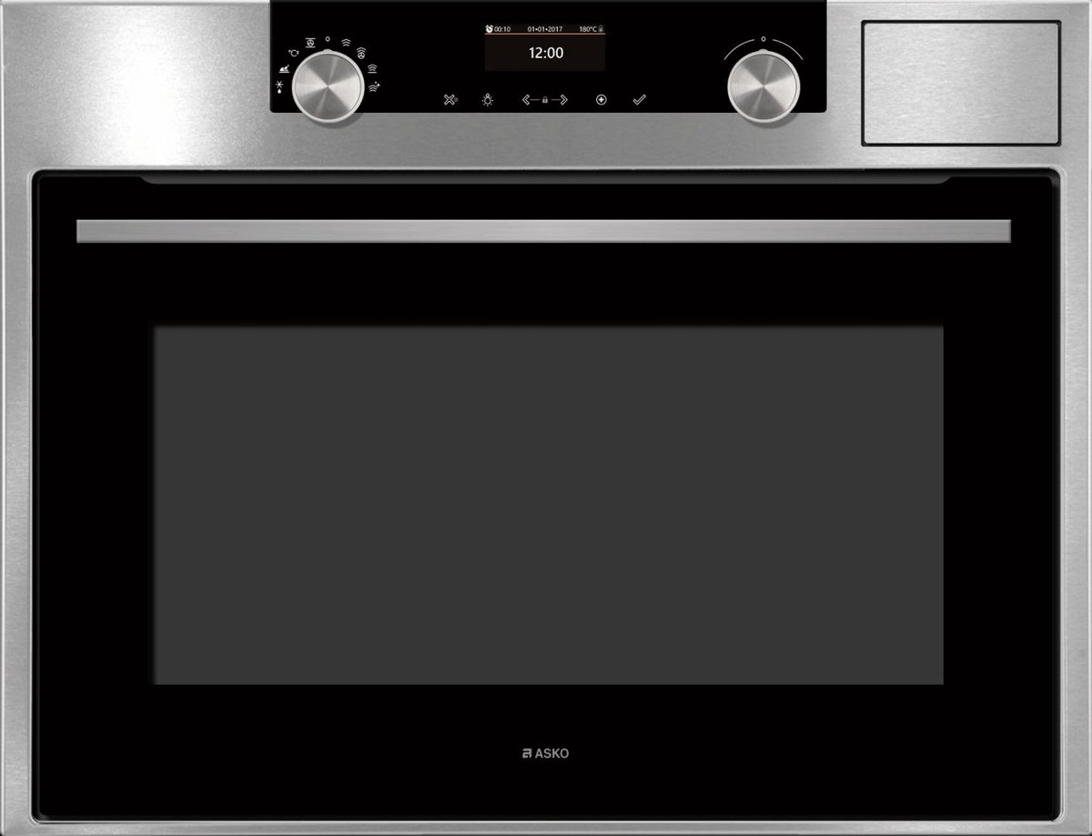 Asko OCS8464S 50 l 2900 W Zwart, Roestvrijstaal