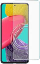 Case2go - Screenprotector voor Samsung Galaxy M33 - Tempered Glass - Gehard Glas - Transparant