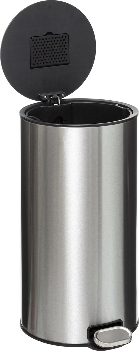 5five Delta Metalen Vuilnisemmer 30 Liter - Groen - Praktische Pedalemmer
