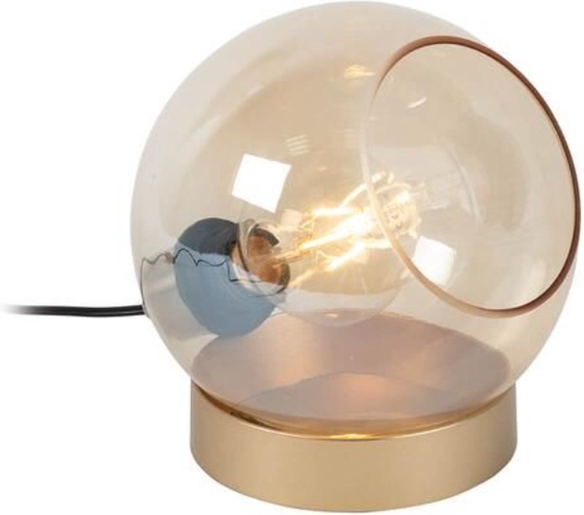 Toula - Nino Leuchten - retro tafellamp - amber - modern - tafellamp - E27
