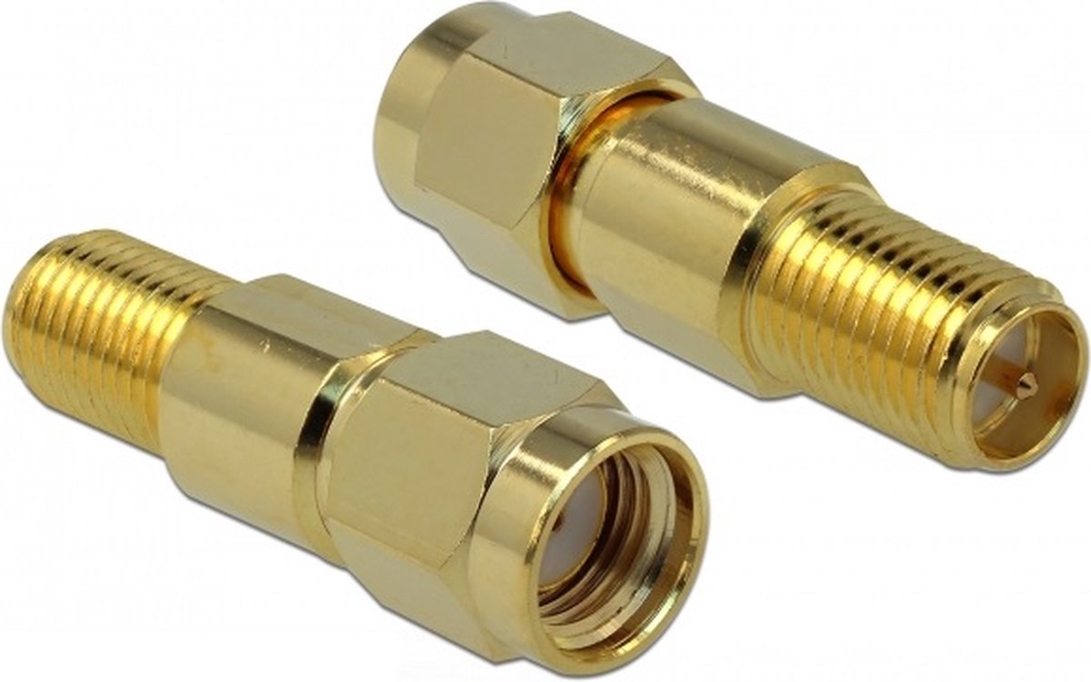 RP-SMA (m) - RP-SMA (v) adapter - 50 Ohm / 3 GHz