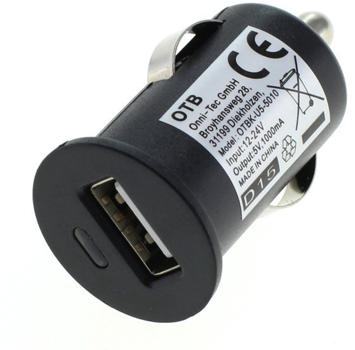 Autolader met 1 poort - compact - 1A / zwart