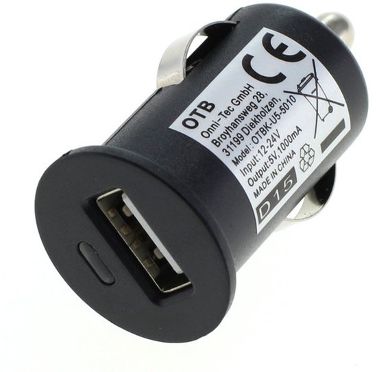 Autolader met 1 poort - compact - 1A / zwart