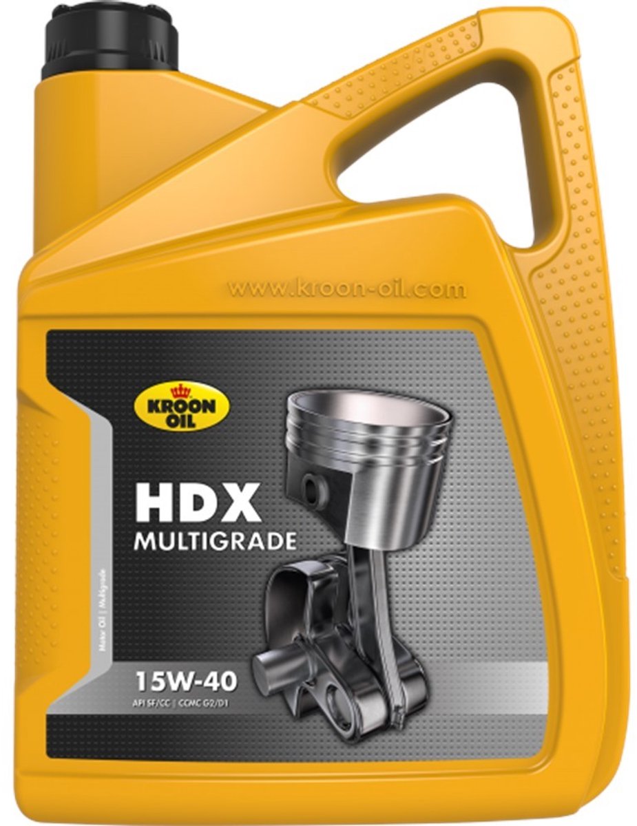 Kroon-Oil HDX 15W-40 - 00326 | 5 L can / bus