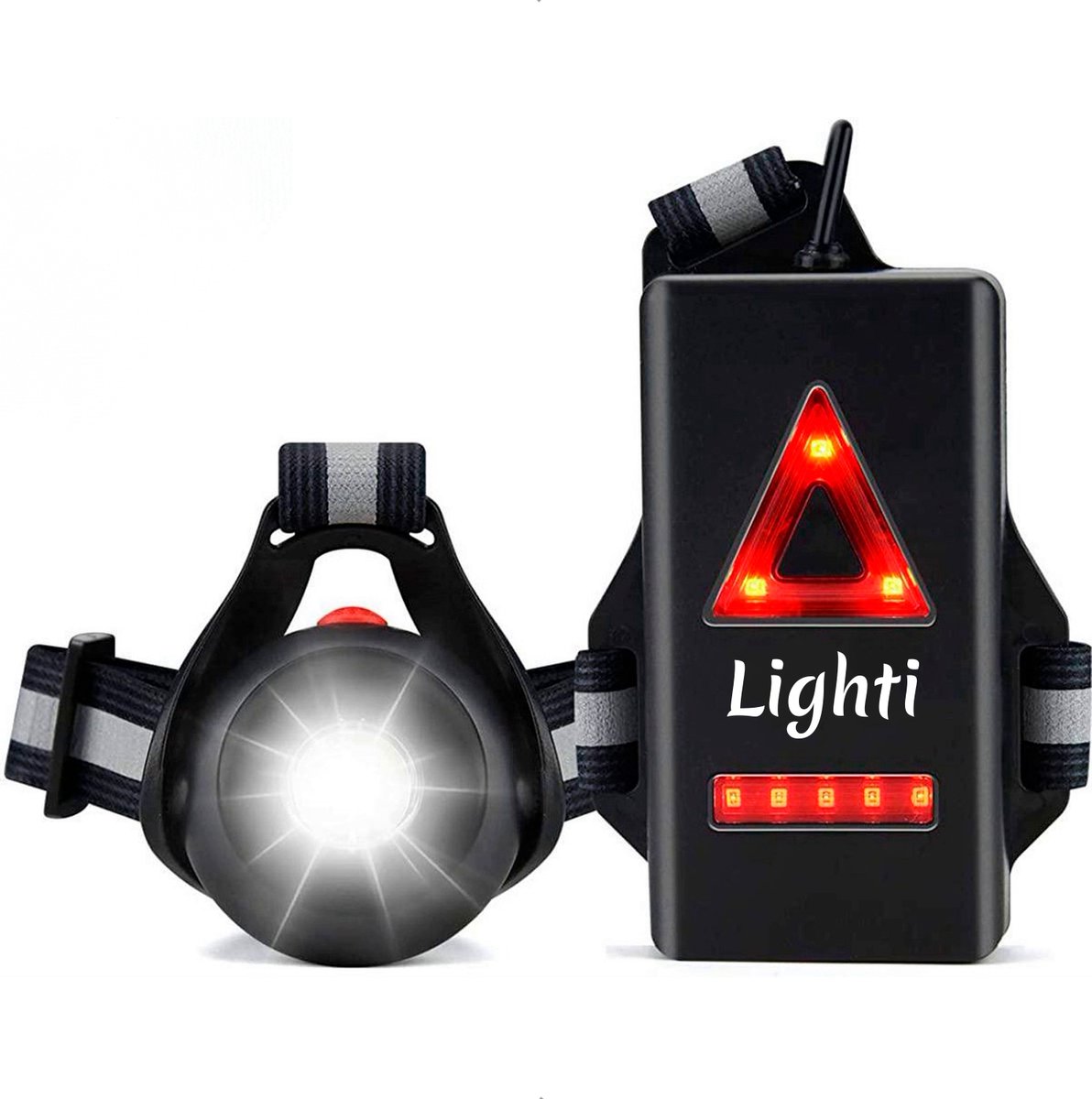 West Biking Hardlooplicht, USB-oplaadbare borstlamp, 90