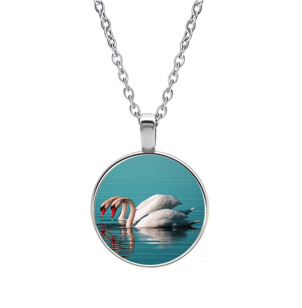 Ketting Glas - Zwanen