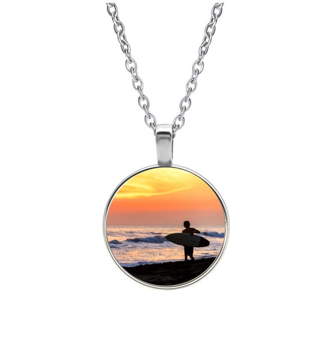 Ketting Glas - Surfen