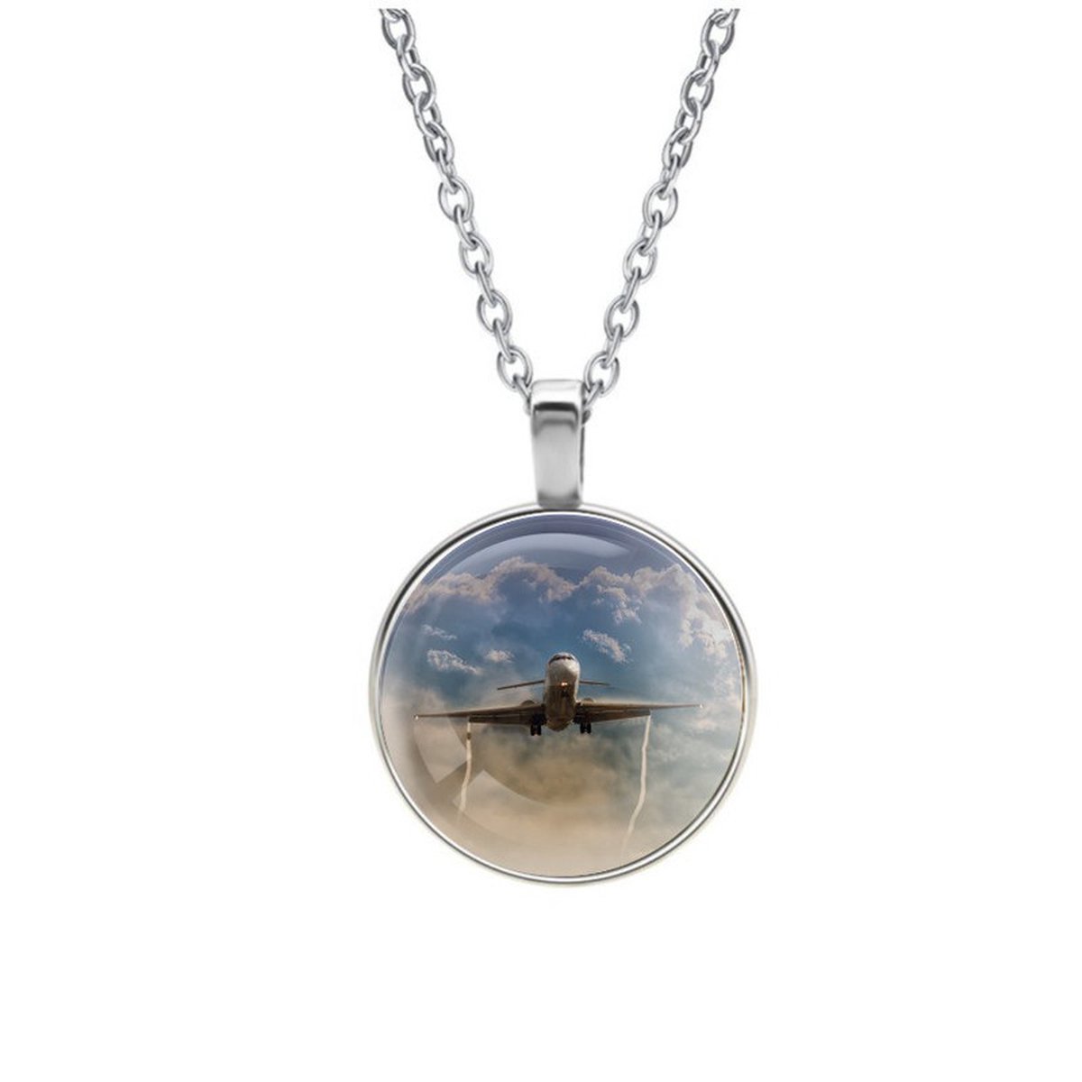 Ketting Glas - Vliegtuig