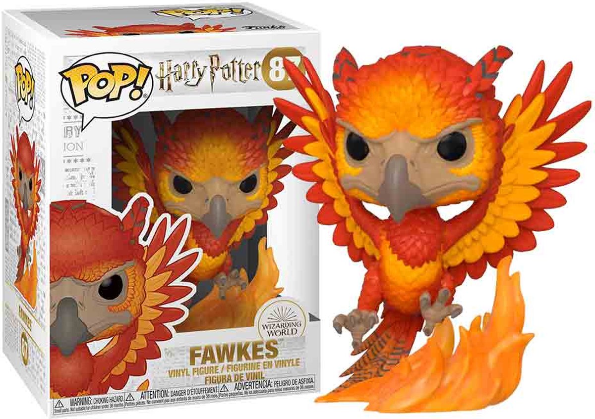Funko Pop! Movies: Harry Potter - Fawkes Figuur - 9cm | bol.com