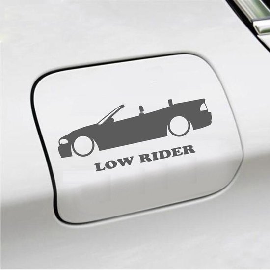 Autocollant pour pare-chocs - Low Rider - 7 X 18 - Anthracite