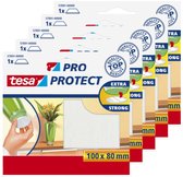 Tesa protect vilt wit - zelfklevend - beschermend - 100 x 80 mm - 5 stuks