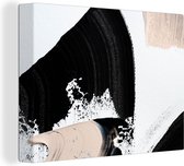 Canvas Schilderij Verf - Abstract - Design - 120x90 cm - Wanddecoratie