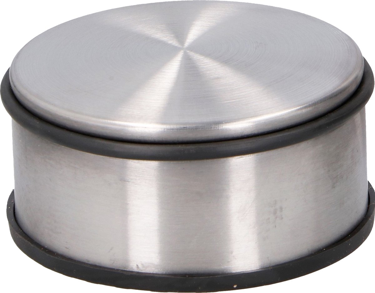 Deurstopper Chroom Deurstop Deurstopper Binnen Deurbuffer Chroom - 1.1kg - 11x11x6cm