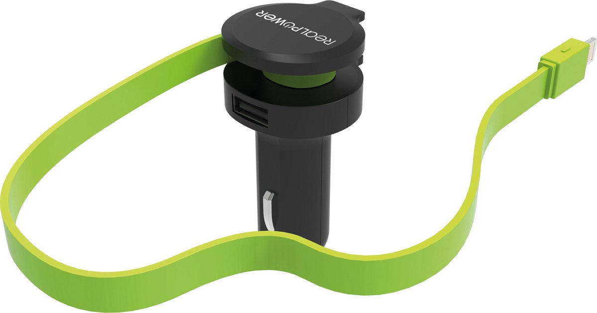 RealPower 257637 USB-laadstation Auto Uitgangsstroom (max.) 2400 mA 2 x USB