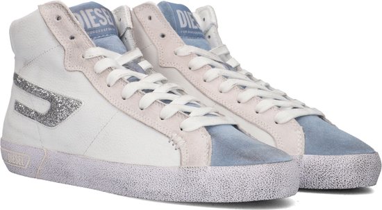 Diesel S-leroij Mid Dames Hoge sneakers - Leren Sneaker - Dames - Wit -  Maat 38 | bol.com