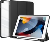 Dux Ducis - Tablet hoes geschikt voor Apple iPad 10.2 2019/2020 - Toby Series - Tri-Fold Book Case - Zwart