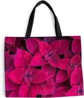 Sac bandoulière - Sac de plage - Shopper Feuilles - Abstrait - Motif - 50x40 cm - Sac en coton