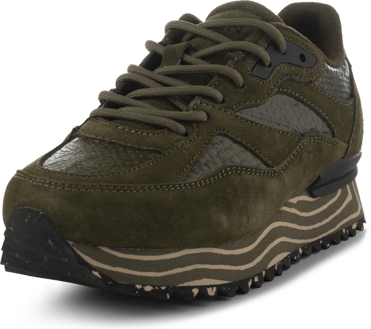 Dames sneakers Woden Ronja Coffee Cream Multi