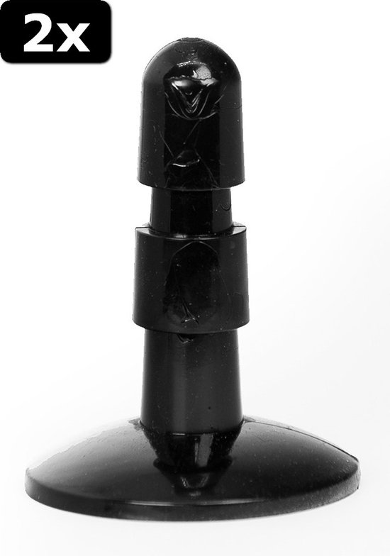 2x Ventouse Suction Cup Black bol