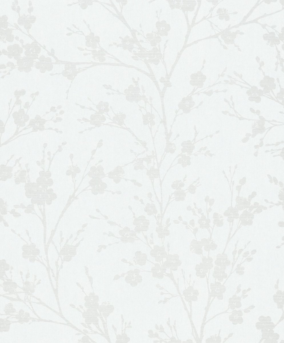 Behang met Japanse bloesem - Behang - Muurdecoratie - Wanddecoratie - Vliesbehang - Assorti 2022-2024 - 0,53 x 10,05 M.