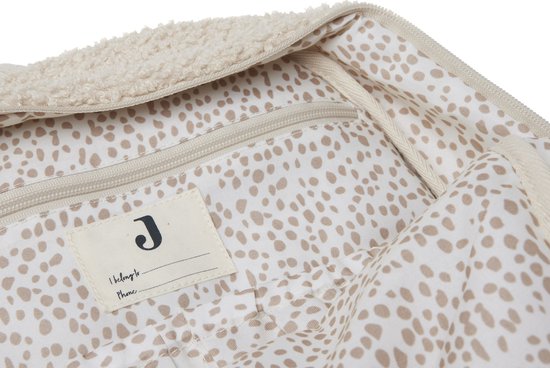 Jollein - Luiertas Rugzak (Boucle - Naturel) - 100% Polyester - Verzorgingstas - 30x40cm van Jollein — afbeelding 2