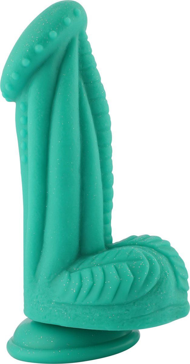 Goedkoopste Fairy Fantasy Zuignap Dildo Groen 20 cm
