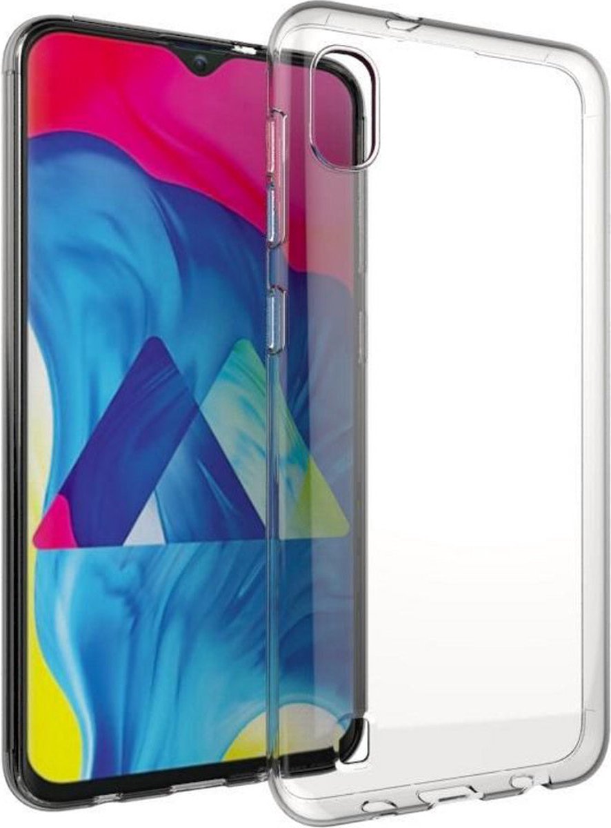 Shock Proof Case - Telefoonhoesje - Doorzichtig Hoesje voor Samsung A10 - Transparant Wit