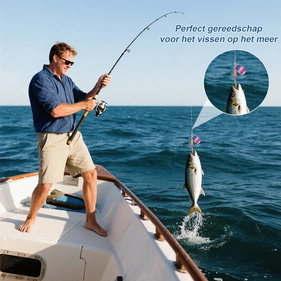 Ynkkvre - Kunstmatige Aas Spinner Set - 16-delige Kunstmatige Aas Spinner Vissen - Pailletten Kunstmatige Aas met Opbergdoos - Voor Forel, Baars, Snoekbaars, Zalm, Snoek, Walleye van Ynkkvre — afbeelding 5