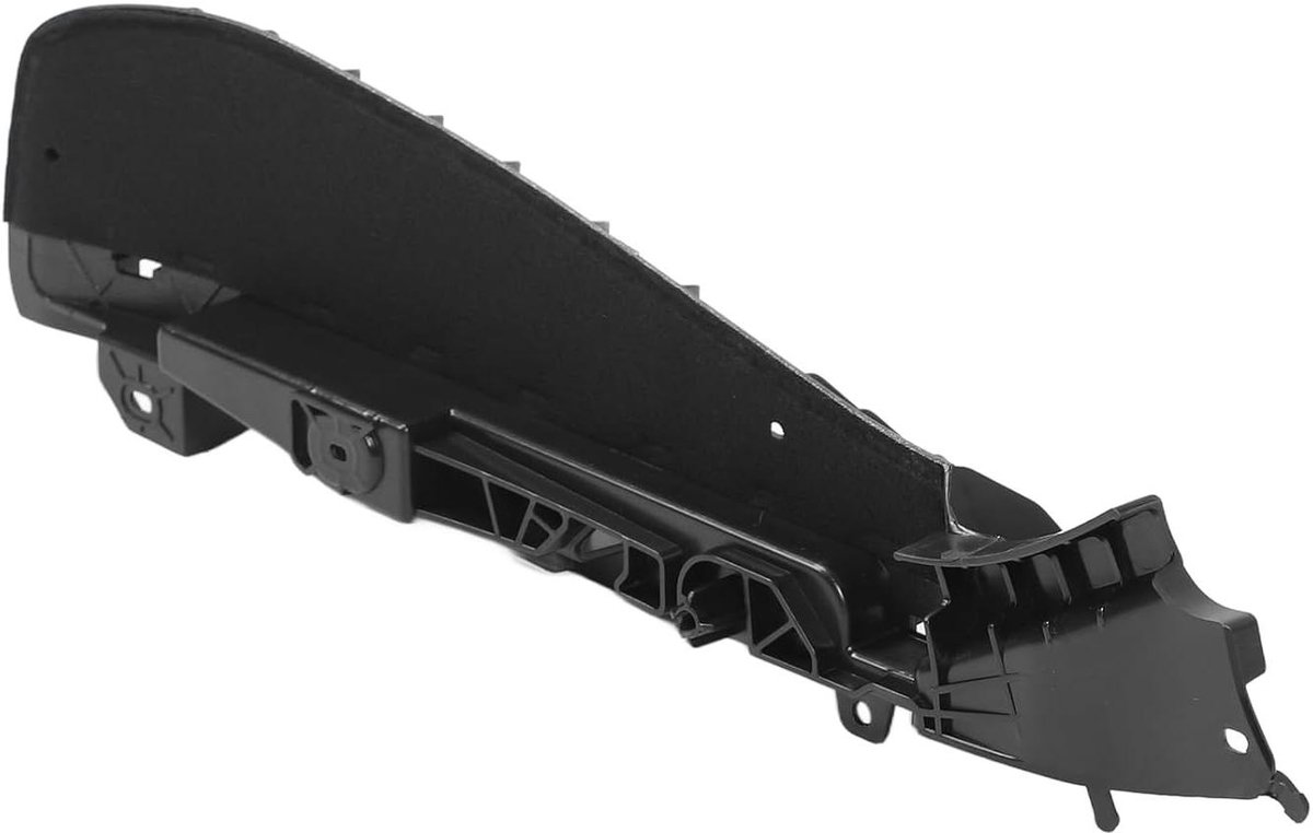 Allecto plus - Voorstoel Track Rail Cover Ondersteuning voor Auto's - Zwart - Set van 2 - Eenvoudige Installatie - Bescherming tegen Schade