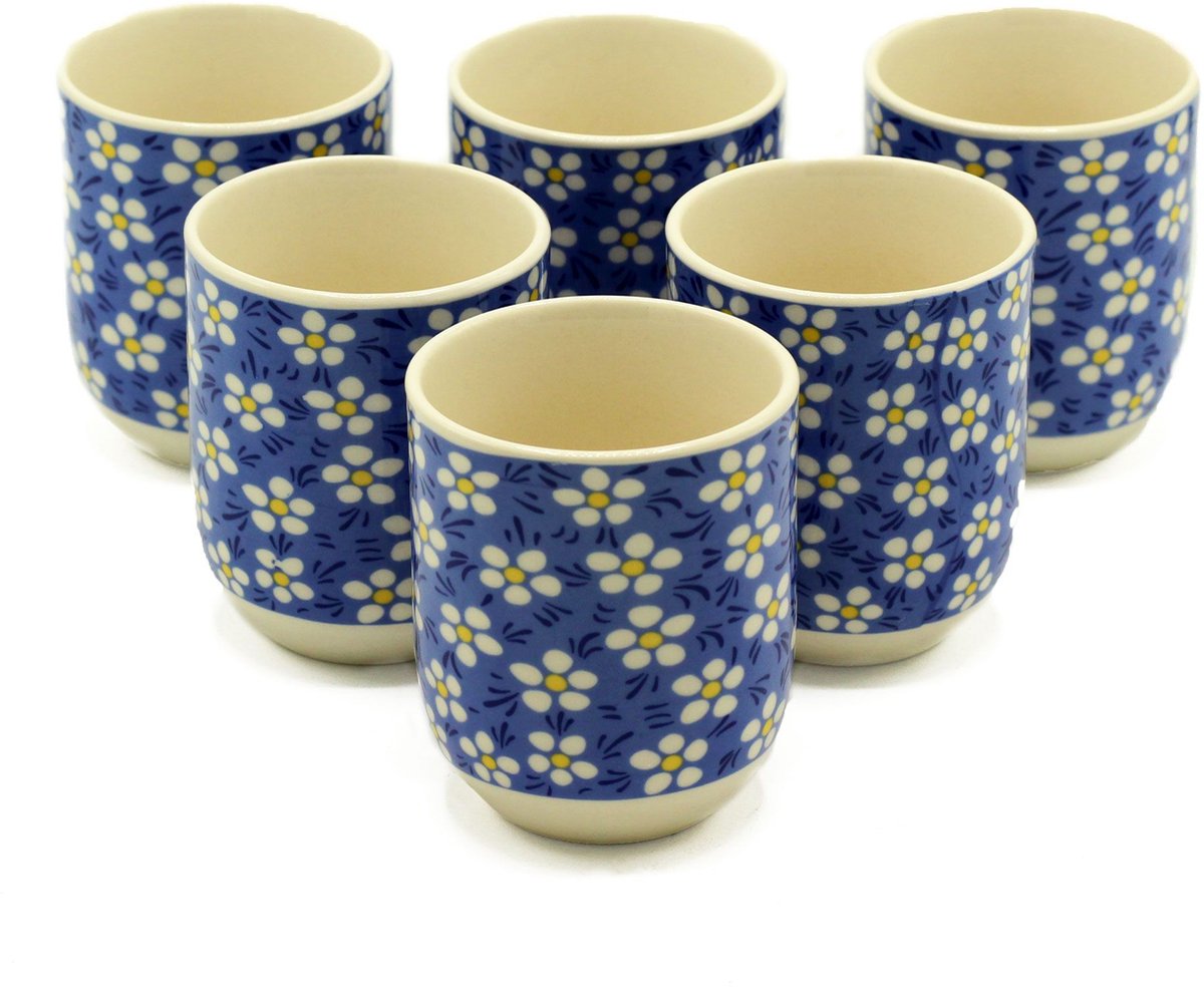 Kruidentheekopjes - Blauwe Madelief - cadeau geschenkset vrouwen geschenkset mannen