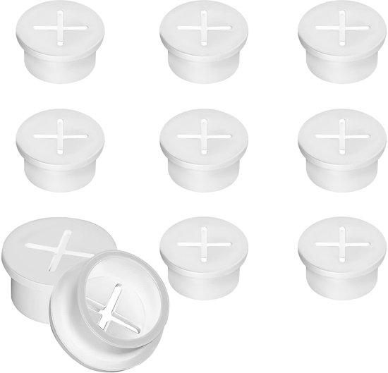 QUARKZMAN 2 stuks kabeldoorvoer voor koord, 40 mm, kabeldoorvoer voor