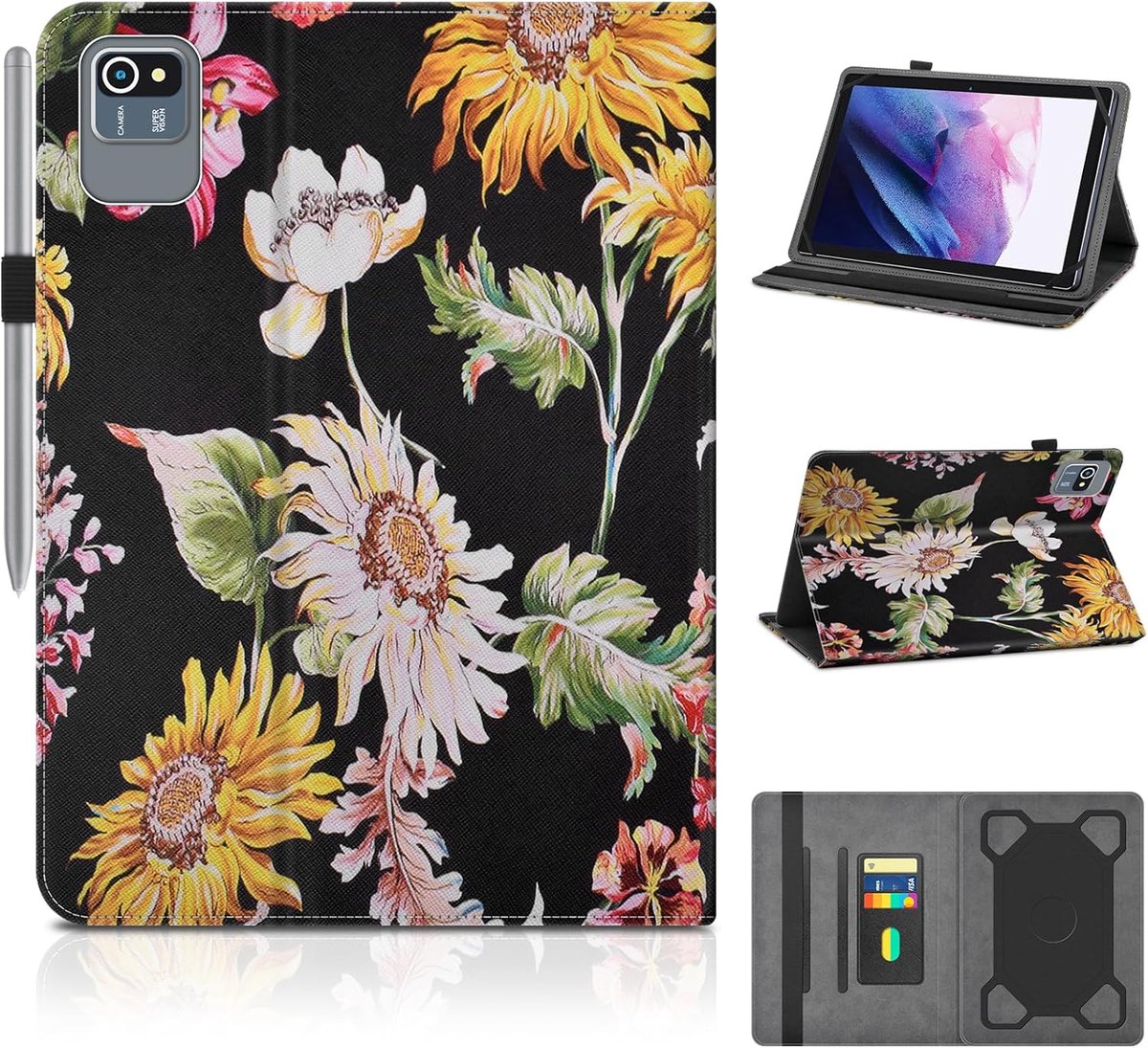 Universele Tablet Hoes voor 10 Inch Tablets - Bescherming en Functionaliteit