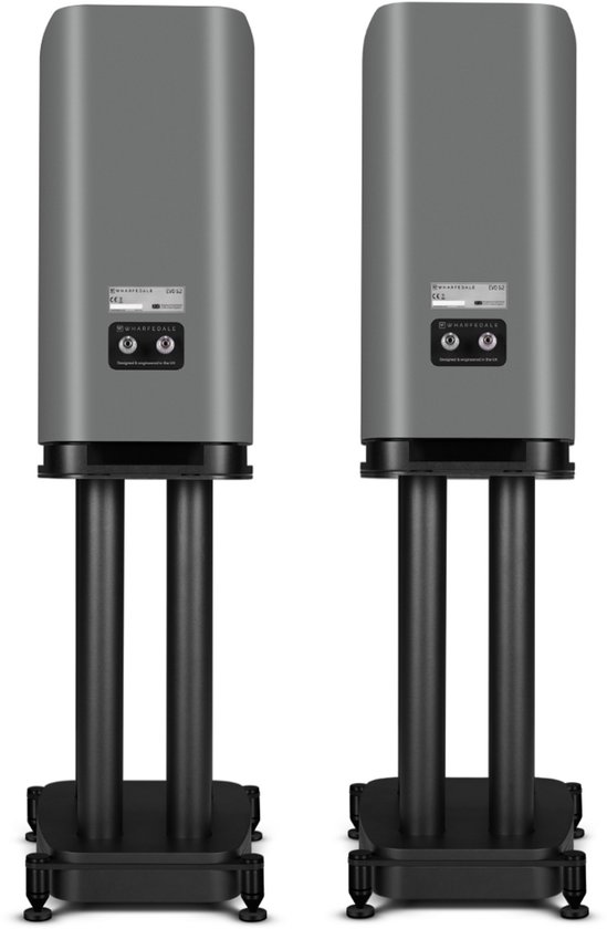 Wharfedale EVO 5.2 Boekenplank Speakers met stands - Hifi Stereo Set - Passieve Speaker - 3-Weg Luidsprekers - Grijs — afbeelding 3