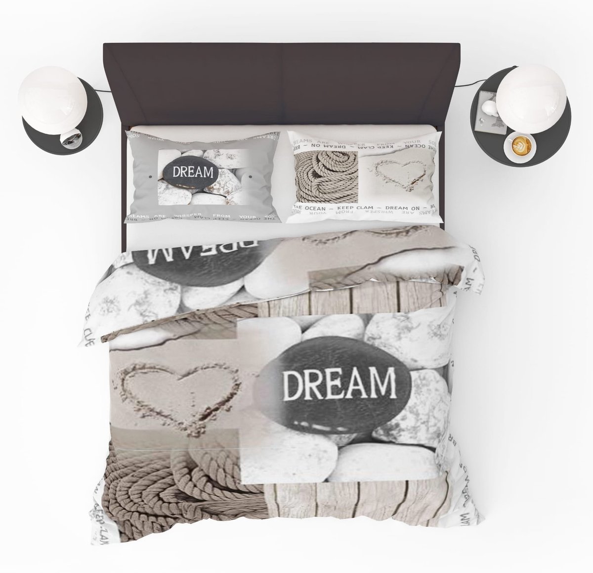 Dekbedovertrek Dream - 240x200/220cm + 2 kussenslopen - 100% Microperkal