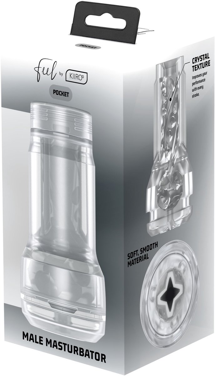 Kiiroo - Feel Pocket Stroker Crystal - Transparant