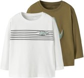 Pack 3 Top Manica Lunga Name It Nmmniko - Bambini Ragazzi Cotone Comfort