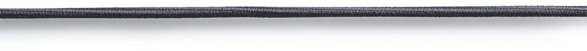 Elastische koord 2,5 mm grijs 3 m