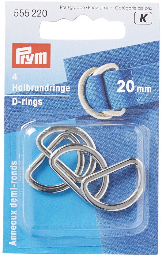 Prym D-Ringen 20mm Zilver van Prym — afbeelding 2