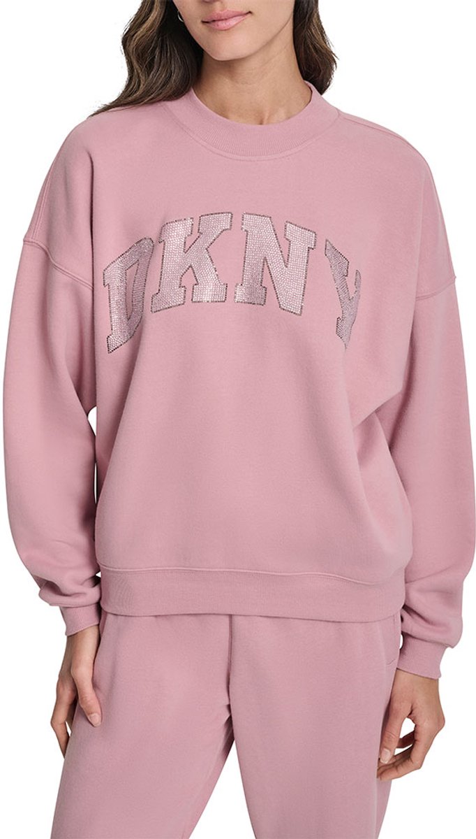 Dkny Dw5800048 Sweatshirt Roze XS Vrouw