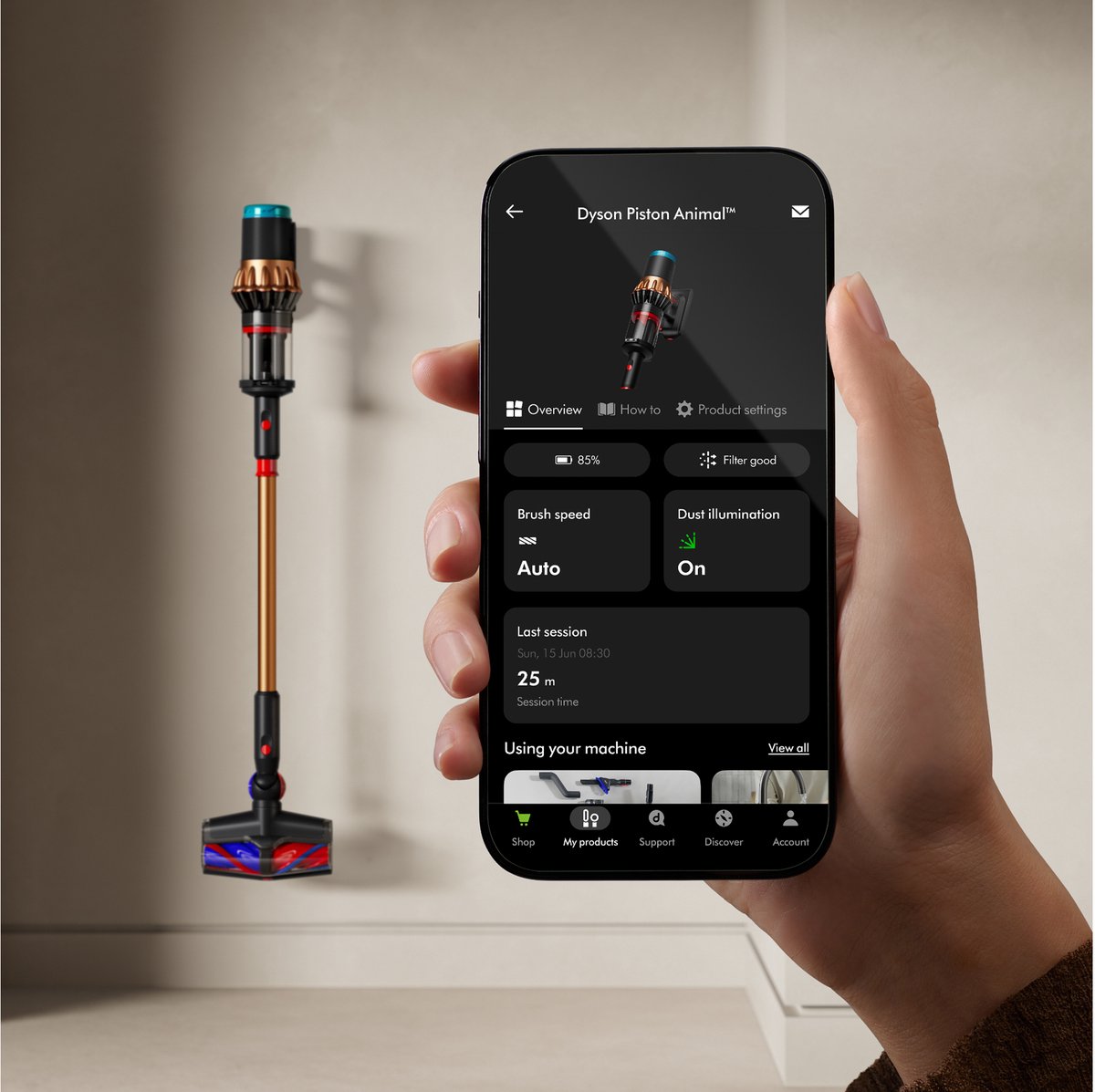 Dyson V16 Piston Animal - Steelstofzuiger - Zwart/Koper - 315 Air Watts - HEPA-filtratie — afbeelding 4