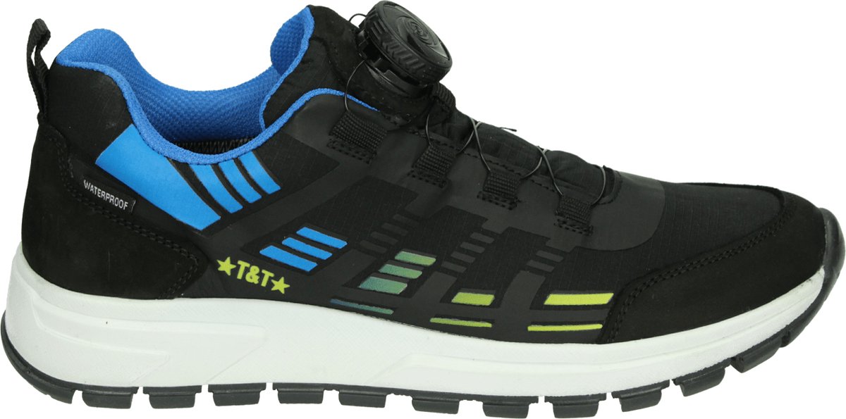 Trackstyle - 325845 MEES - Lage schoenenJongensKindersneakers - Kleur: Zwart - Maat: 42