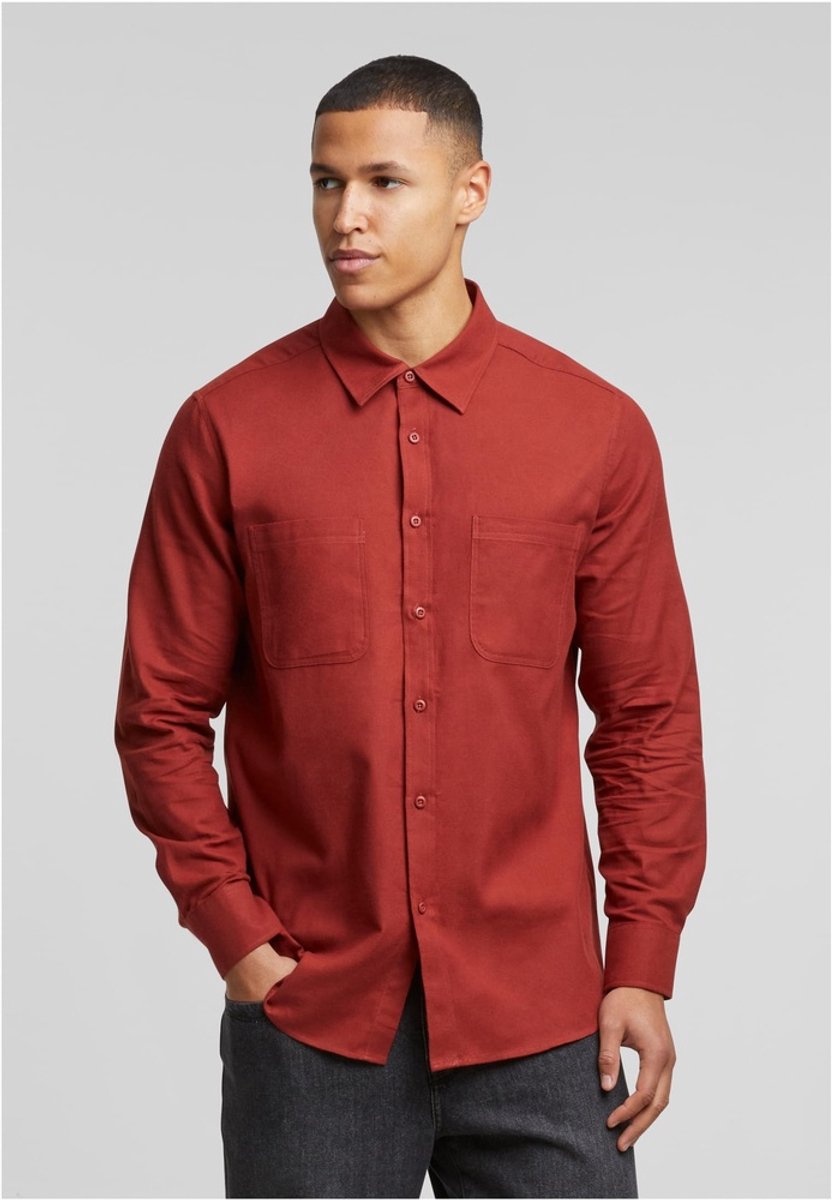 Urban Classics Flanell Overhemd L Rood